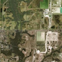 Bowling Green Florida Satellite Map