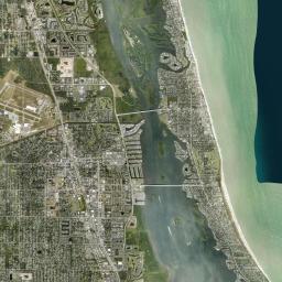 Vero Beach Florida Satellite Map