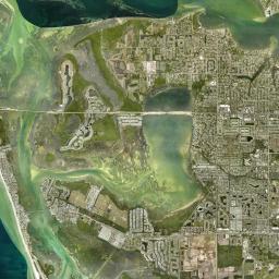 Palma Sola Park Florida Satellite Map