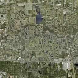 North Sarasota Florida Satellite Map