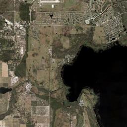 Istokpoga Florida Satellite Map