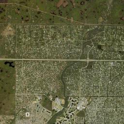 Warm Mineral Springs Florida Satellite Map