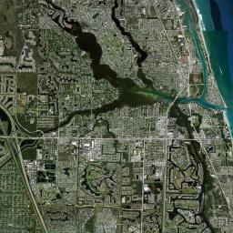 Tequesta Florida Satellite Map