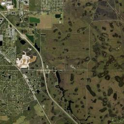 Tropical Gulf Acres Florida Satellite Map