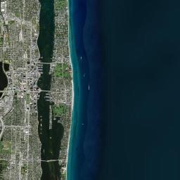 West Palm Beach Florida Satellite Map