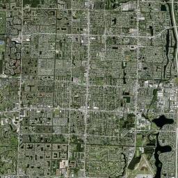 Greenacres City Florida Satellite Map