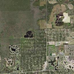 Orangetree Florida Satellite Map