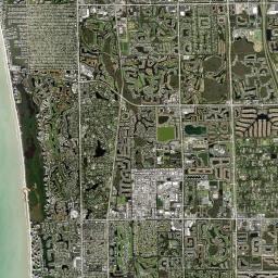 Vanderbilt Beach Florida Satellite Map