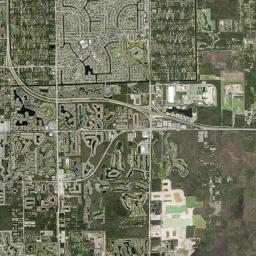 Golden Gate Florida Satellite Map