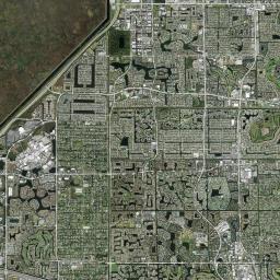 Sunrise Heights Florida Satellite Map