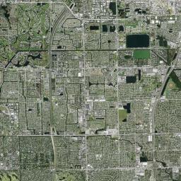 Twin Lakes Florida Satellite Map