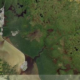 Plantation Island Florida Satellite Map