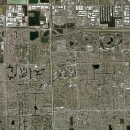 Tamiami Florida Satellite Map