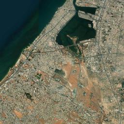 Ras Al Khaimah City Satellite Map