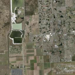 The Hammocks Florida Satellite Map