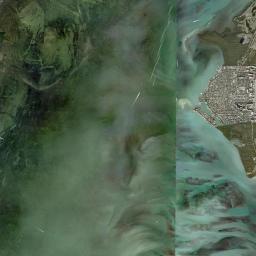 Key Biscayne Florida Satellite Map