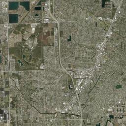 Vehlin Florida Satellite Map