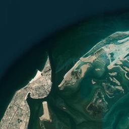 Umm Al Quwain City Satellite Map