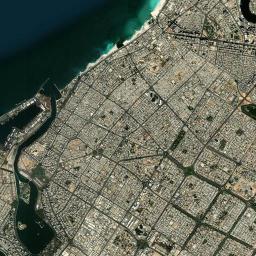 Sharjah Satellite Map