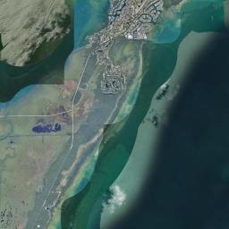 North Key Largo Florida Satellite Map