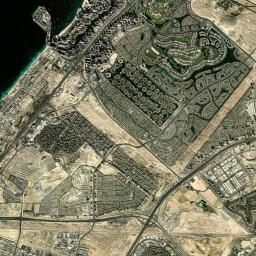 Dubai Satellite Map