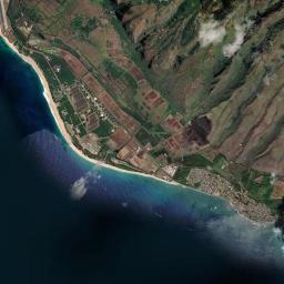 Kauai County Satellite Map