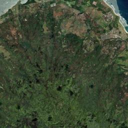 Kahuku Satellite Map