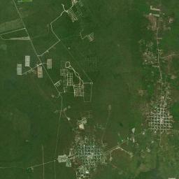 Chicxulub Pueblo Satellite Map