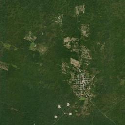 Sacalum Satellite Map