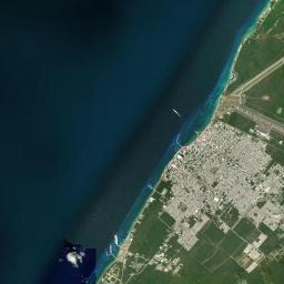 Cozumel Satellite Map