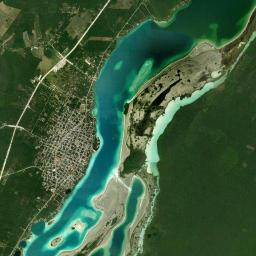 Bacalar Satellite Map