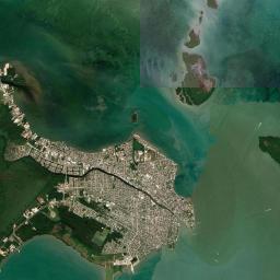 Belize City Satellite Map