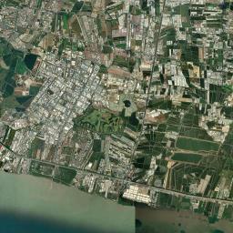 Amphoe Mueang Samut Prakan Satellite Map