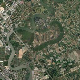 Bang Pakong Satellite Map