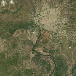 Bouaflé Satellite Map