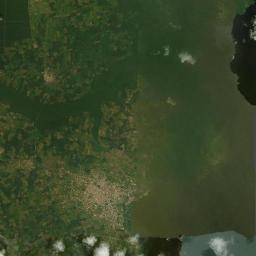 Adiaké Satellite Map