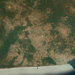 Cape Coast Satellite Map