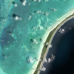 Maiana Satellite Map