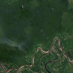 Kapuas Hulu Satellite Map