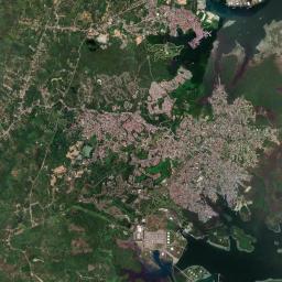 Kota Bontang Satellite Map