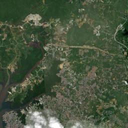 Kota Balikpapan Satellite Map