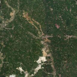 Kabupaten Bangka Tengah Satellite Map