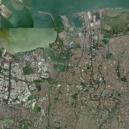 Kota Surabaya Satellite Map