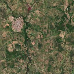 Águas Formosas Satellite Map