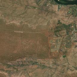 Victoria Falls Satellite Map