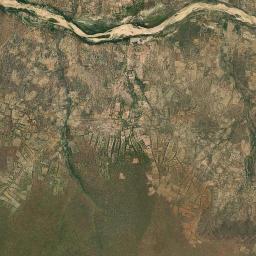 Lupane District Satellite Map