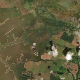 Inocência Satellite Map