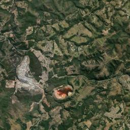Alumínio Satellite Map