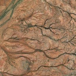 Upper Gascoyne Satellite Map