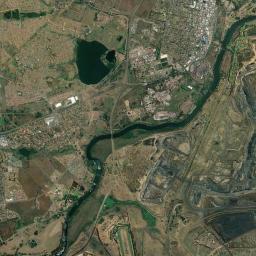 Vereeniging Satellite Map